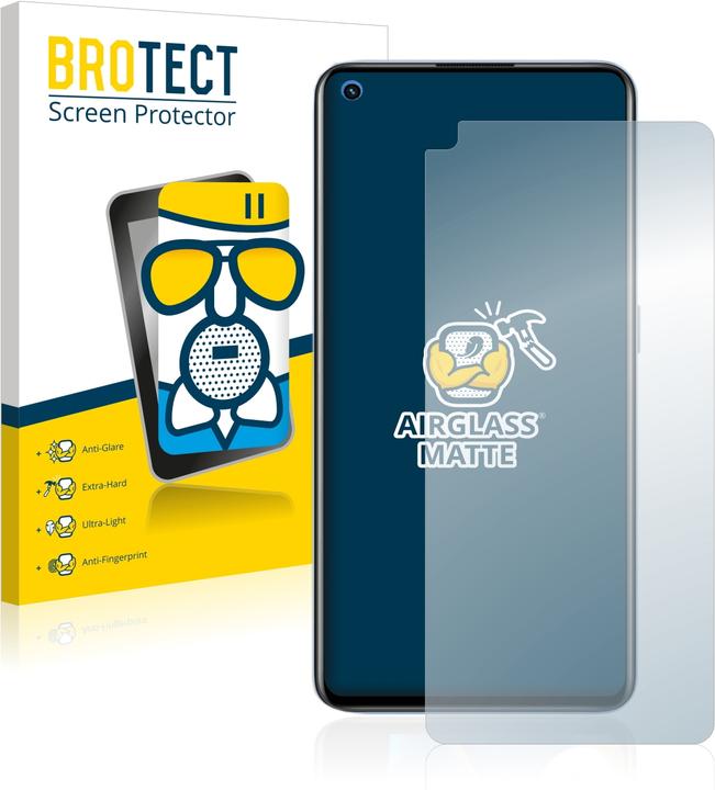 Produktbild BROTECT AirGlass Panzerglasfolie Matt (1 Stück, Realme GT Neo 2)