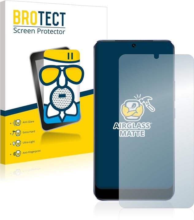 Actual product image BROTECT AirGlass Glass Matte (1 Piece, Vivo V21)