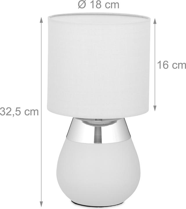 Produktbild Relaxdays Nachttischlampe (E14)