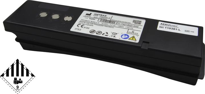 Produktbild Primedic Original Lithiumbatterie Typ 6 Defi HeartSave 6, HS6, HS6S - Typ M250 (7200 mAh)
