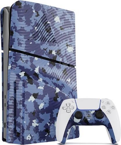 Produktbild Maxx Tech PS5 Slim Face Plates - Blue Wave Camo (PS5) (PS5)