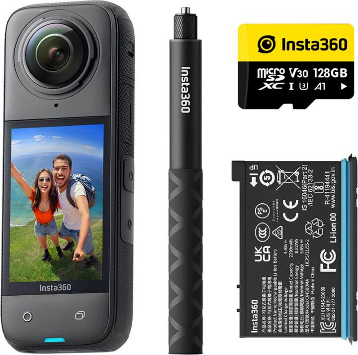 Actual product image Insta360 X4 Adventure Bundle (30p, Bluetooth, Wi-Fi)