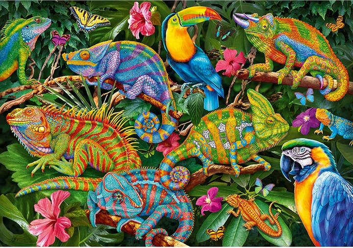 Produktbild Cherry Pazzi Puzzle Amazing chameleons 2000 Teile (2000 Teile)