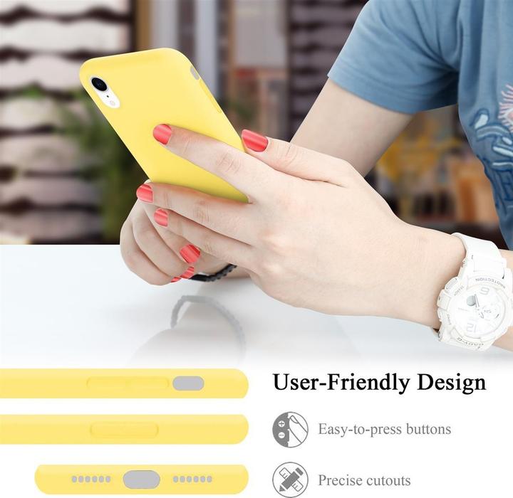 Immagine prodotto Cadorabo Copertura della cassa del silicone liquido TPU (Apple iPhone XR)