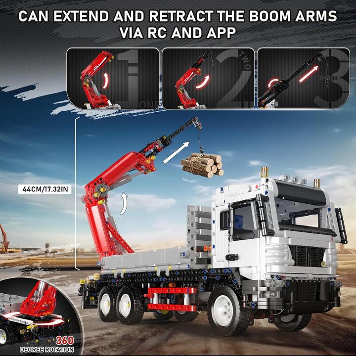 Actual product image Mould King Crane truck