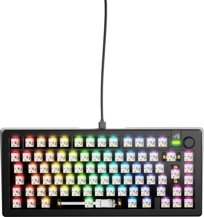 Produktbild Glorious GMMK 3 75% Barebones Wired Black - ISO (DE, Kabelgebunden)