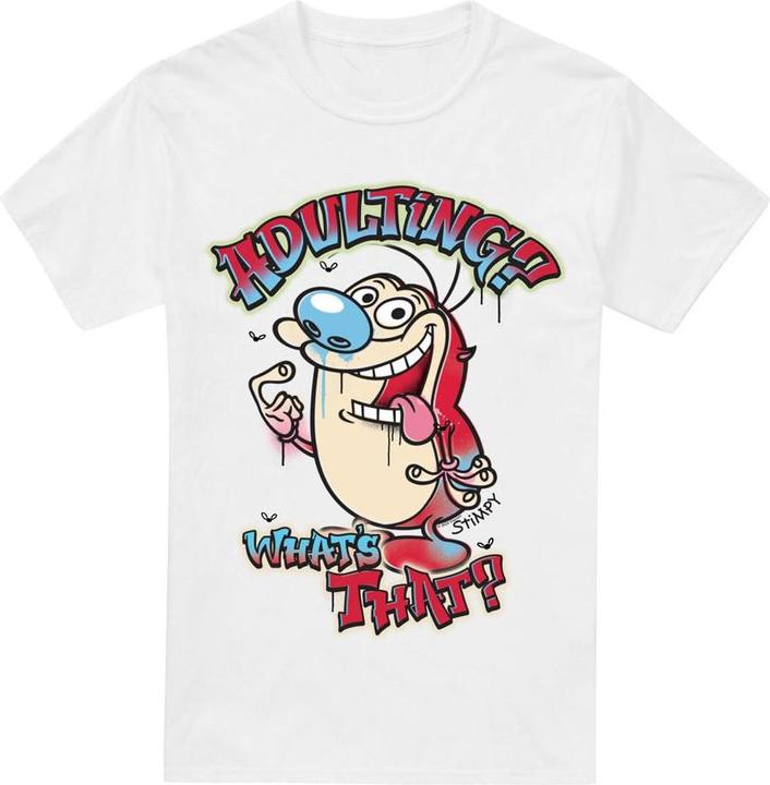 Produktbild Ren & Stimpy Adulting Whats That? TShirt (XXL)
