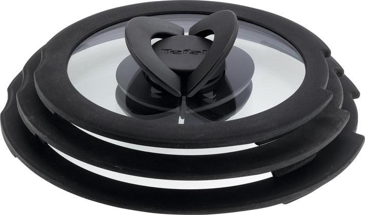 Tefal Ingenio G6 Glasdeckel-Set 16/18/20cm (20 cm, Kunststoff, Glas)