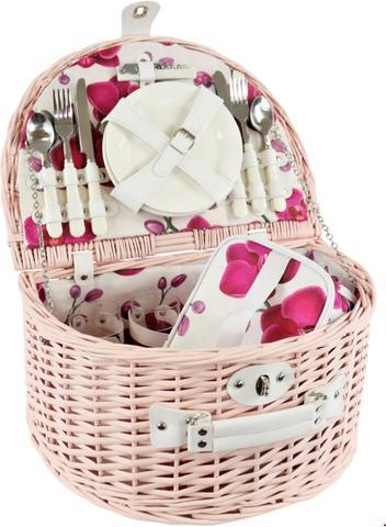 Produktbild Hoff Interieur Picknickkorb Orchid für 4 Personen