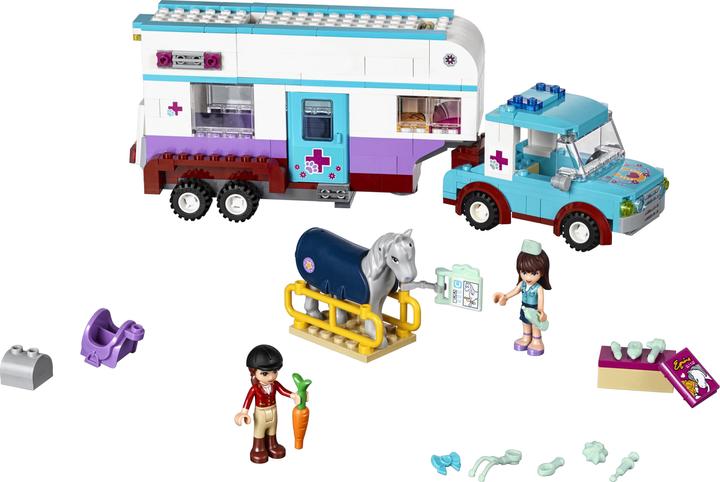 Immagine prodotto LEGO Amici rimorchio per cavalli e veterinario (41125, LEGO Friends)