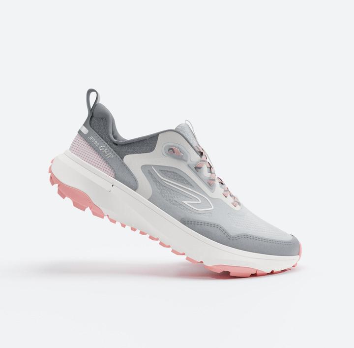 Kalenji Trailrunningschuhe Damen - JogFlow 190 Grip dunkelgrau/pink