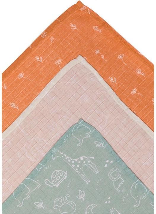 Produktbild Fillikid Windeln BW bedruckt 75x75 3St (75 cm, 75 cm)
