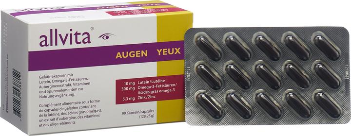 Produktbild Allvita Augen (90 Stück, Kapseln, 146 g)