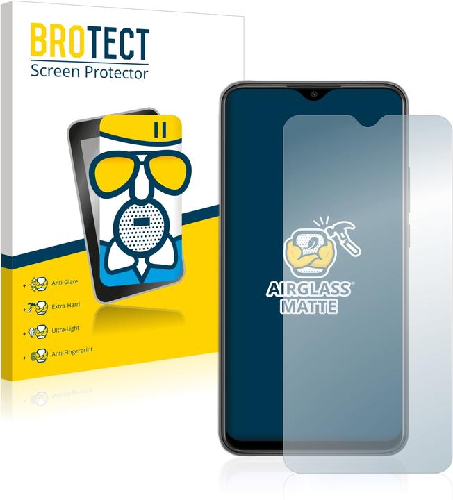 Image du produit BROTECT AirGlass Verre Mat (1 pièce(s), Xiaomi Redmi 9)