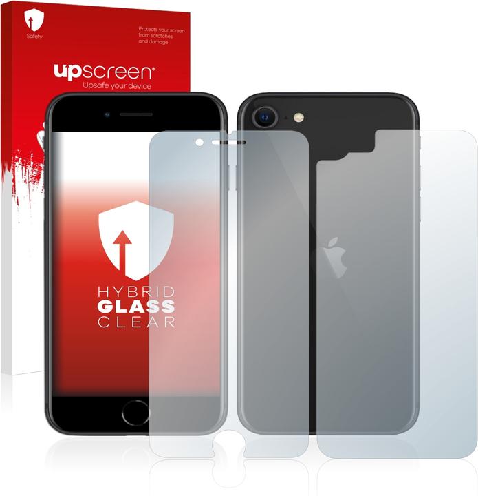 Actual product image upscreen Scratch Shield Glass (1 Piece, Apple iPhone SE (2nd Gen))