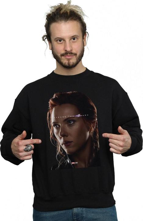 Image du produit Mens Avengers Endgame Avenge The Fallen Black Widow Cotton Sweatshirt (4XL)