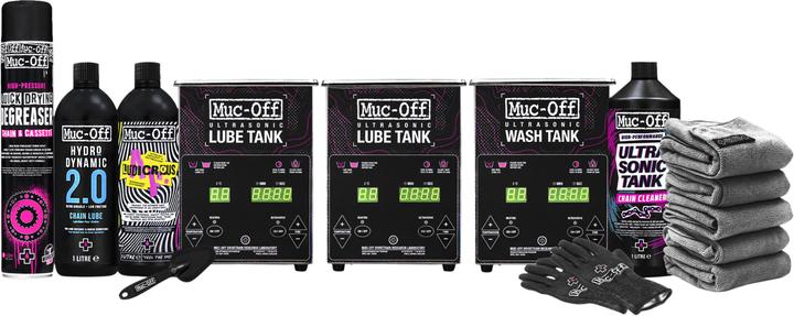 Image du produit Muc-Off Ultrasonic Tank Kit (750 ml, Nettoyant pour vélo, Ensemble de soins)