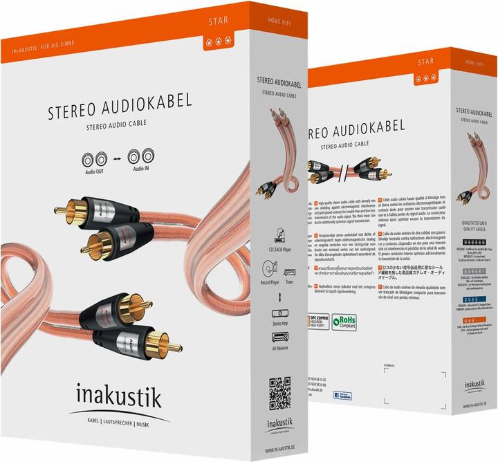 Produktbild Inakustik STAR Stereo-Cinch (5 m, Cinch)
