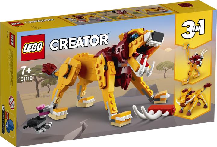 Actual product image LEGO Wild Lion (31112, LEGO Creator 3-in-1)