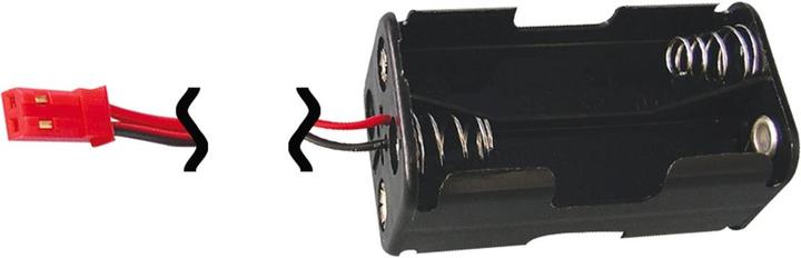 Actual product image Jamara Battery box with BEC socket 2+2