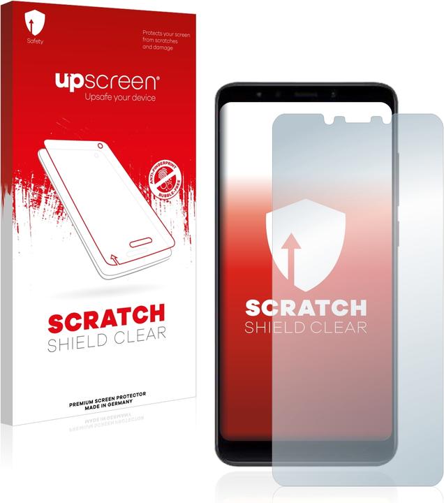 Actual product image upscreen Scratch Shield Protector (1 Piece, Mi A2)