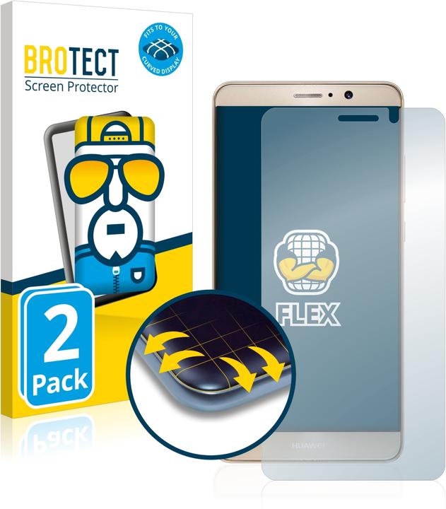 Actual product image BROTECT Full-Cover Protector (2 Piece, Mate 9)
