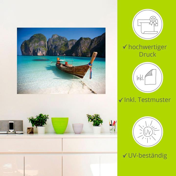Produktbild Artland Maya Bay, Koh Phi Phi Leh, Thailand T5VI (40 x 30 cm)