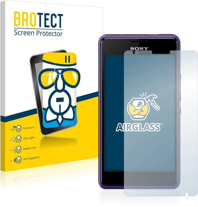 Actual product image BROTECT AirGlass Glass (1 Piece, Sony Xperia E1)