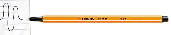 Produktbild STABILO point 88 Fineliner (Schwarz, 1 x)