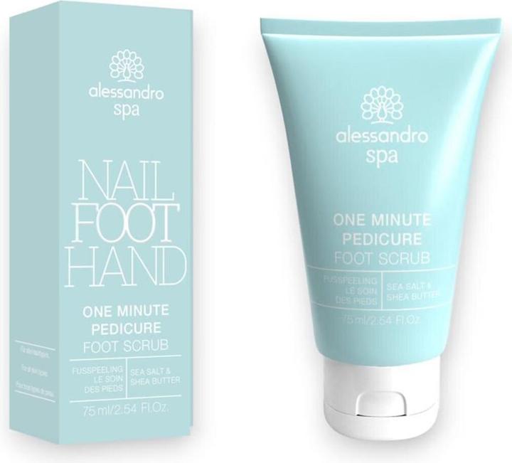 Produktbild Alessandro Spa - Foot One Minute Pedicure Foot Scrub (Fusscrème & Fussgel, 75 ml)