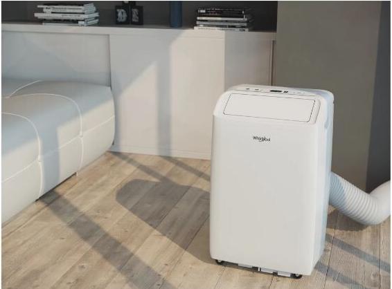 Actual product image Whirlpool PACF212HP W (20 m², 12000 BTU/h)
