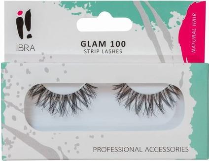 Actual product image Ibra Pair Of False Eyelashes On The Glam 100ack (Artificial eyelashes)