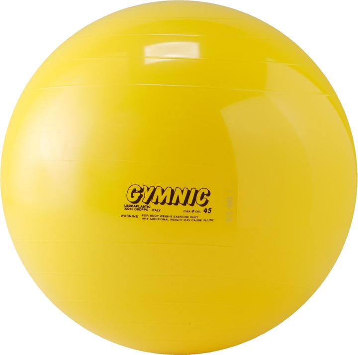 Ledraplastic Gymnic exercise ball, ø 45 cm, yellow (45 cm)