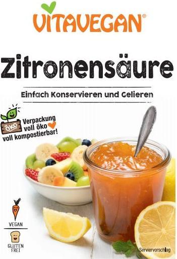 Actual product image Biovegan Citric acid (10 g)