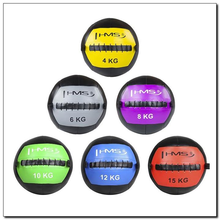 Image du produit HMS Balle murale 15 kg WLB15 Balle d'exercice (33 cm)