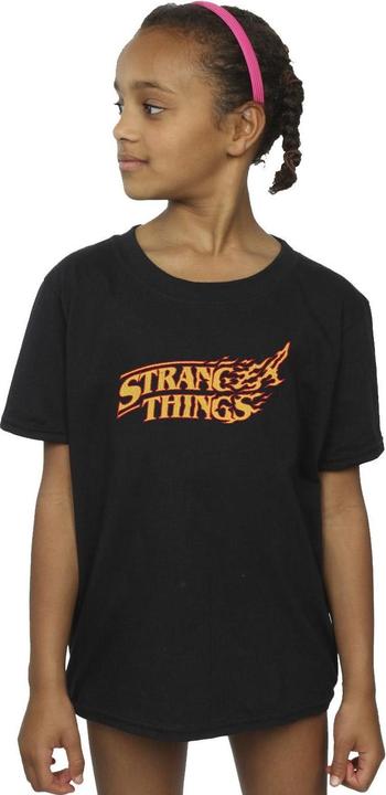 Immagine prodotto Netflix Stranger Things Logo Breaking Maglietta Ragazze (140, 146)