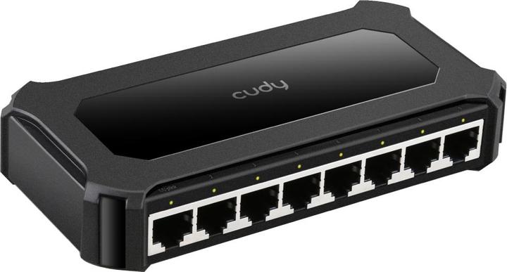 Productafbeelding Cudy GS108D netwerkswitch Gigabit Ethernet (10/100/1000) Zwart (8 Havens)