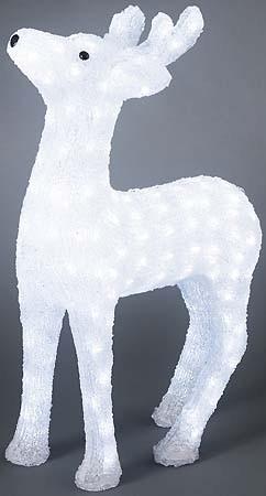 Image du produit Konstsmide Figurine acrylique Renne Froid-Blanc