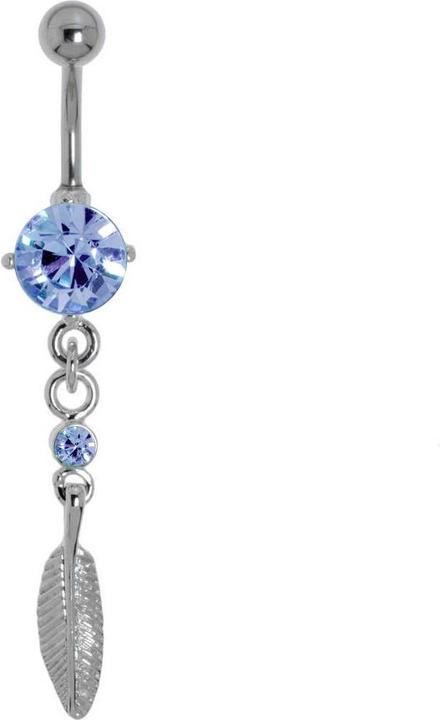 Actual product image Bijouteria Bellypiercing (Stainless steel, Brass, Crystal)