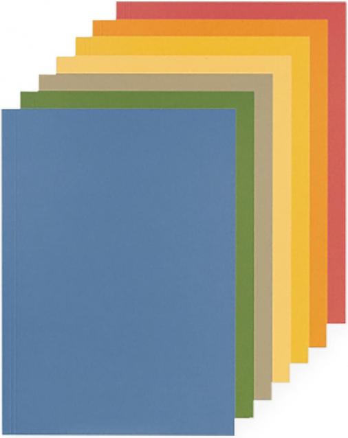 Actual product image Falken File Cover Cardboard, Blue (A4, 100 x)