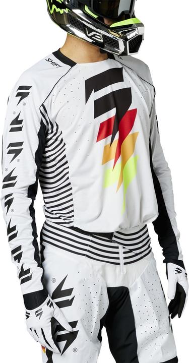 Shift Jersey Black Lbl Targa Wht/Blk