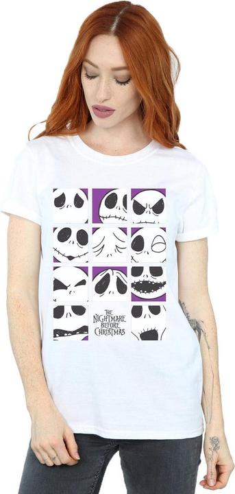 Produktbild Disney Nightmare Before Christmas Many Faces Of Jack Squares TShirt (M)