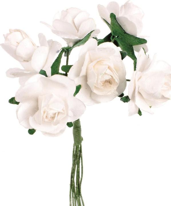 Glorex Florets 6 flowers white