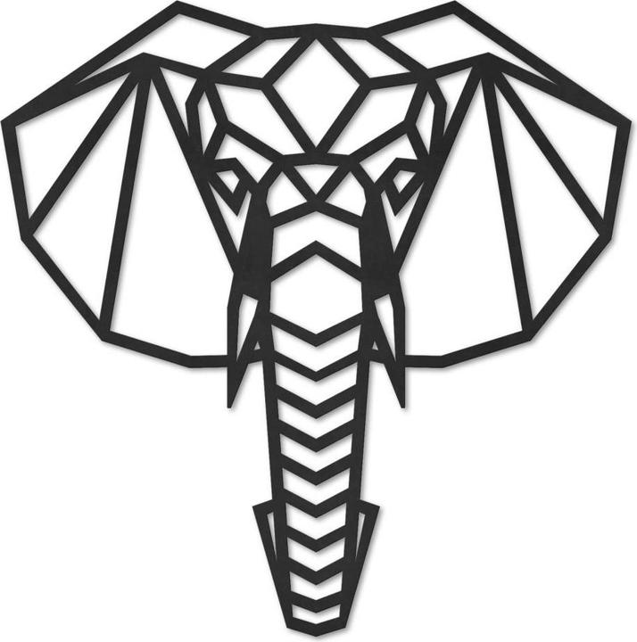 Image du produit Trenddeko Origami tête d'éléphant (50 x 50 cm)