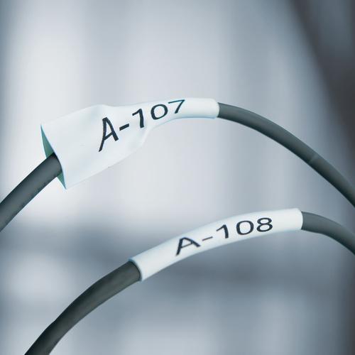 Produktbild Dymo Rhino Heissschrumpfschlauch (1.90 cm, Weiss)