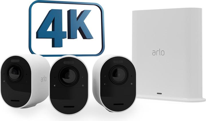 Produktbild Arlo Ultra 2 VMS5340-200EUS 3er-Set (3840 x 2160 Pixels)