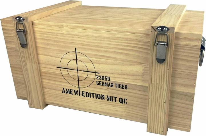 Immagine prodotto Amewi Tank Tiger R&S/2.4GHZ/Wood QC Control Edition (RTR pronto all'uso)