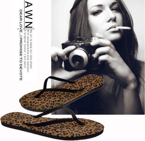 Actual product image Hermex Women Sexy Flip Flop Sandals Sandals Flipflop Leopard / Size 38 (38)