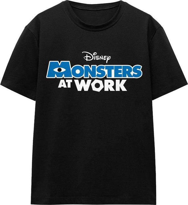 Actual product image Monsters at Work Unisex Adult Dark Logo T-Shirt (XL)