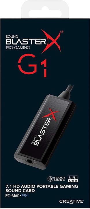 Actual product image Creative Sound BlasterX G1 (USB)